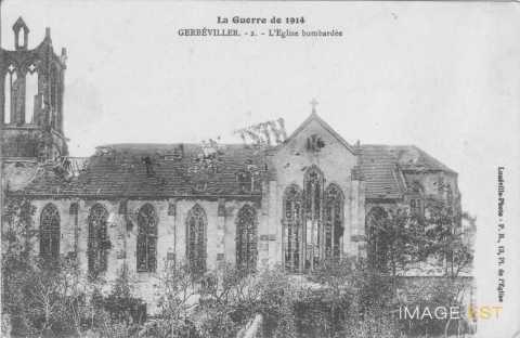 Eglise Saint-Pierre en ruines (Gerbéviller)
